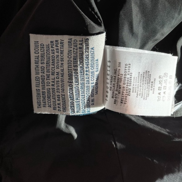 Moncler saby coat down Leopard Hood With Logo - Picture 9 of 9